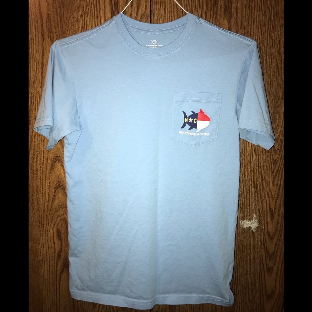 Light blue southern tide shirt